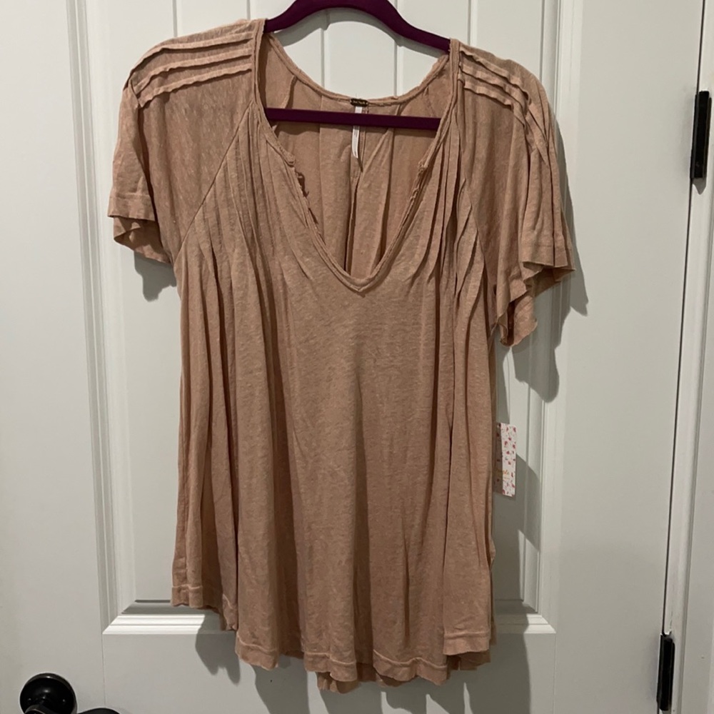Free People Short Sleeve Shirt